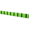 Loca Knax Horizontal Coat Rack 8 Hooks, Lime/Black