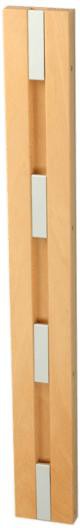 Loca Knax Vertical Clothes Rack, Beech/Grey