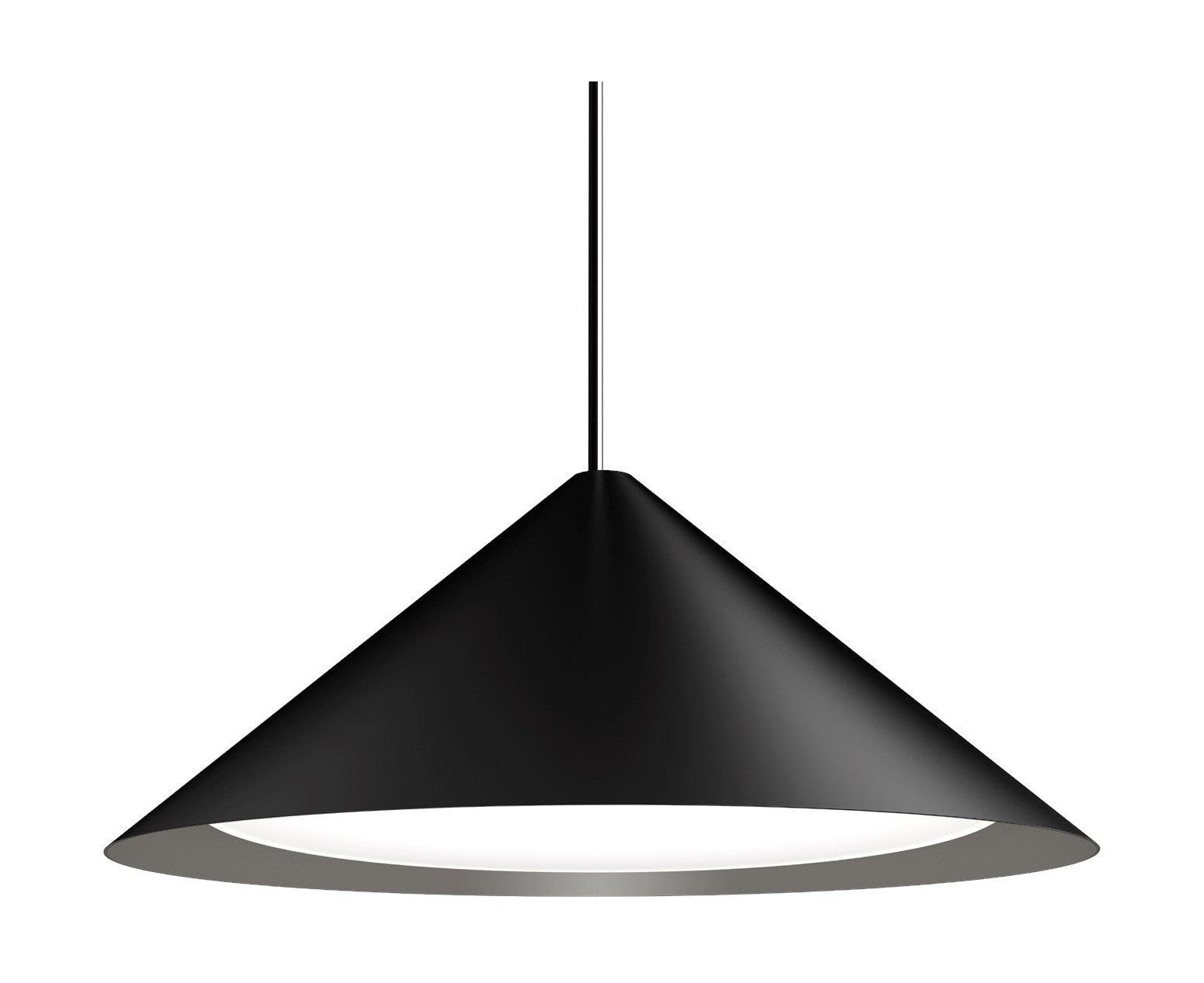 [product_category]-Louis Poulsen Keglen Pendant Led 3000 K 31 W ø65 Cm, Black-Louis Poulsen-5714693286829-5741103083-LOU-1