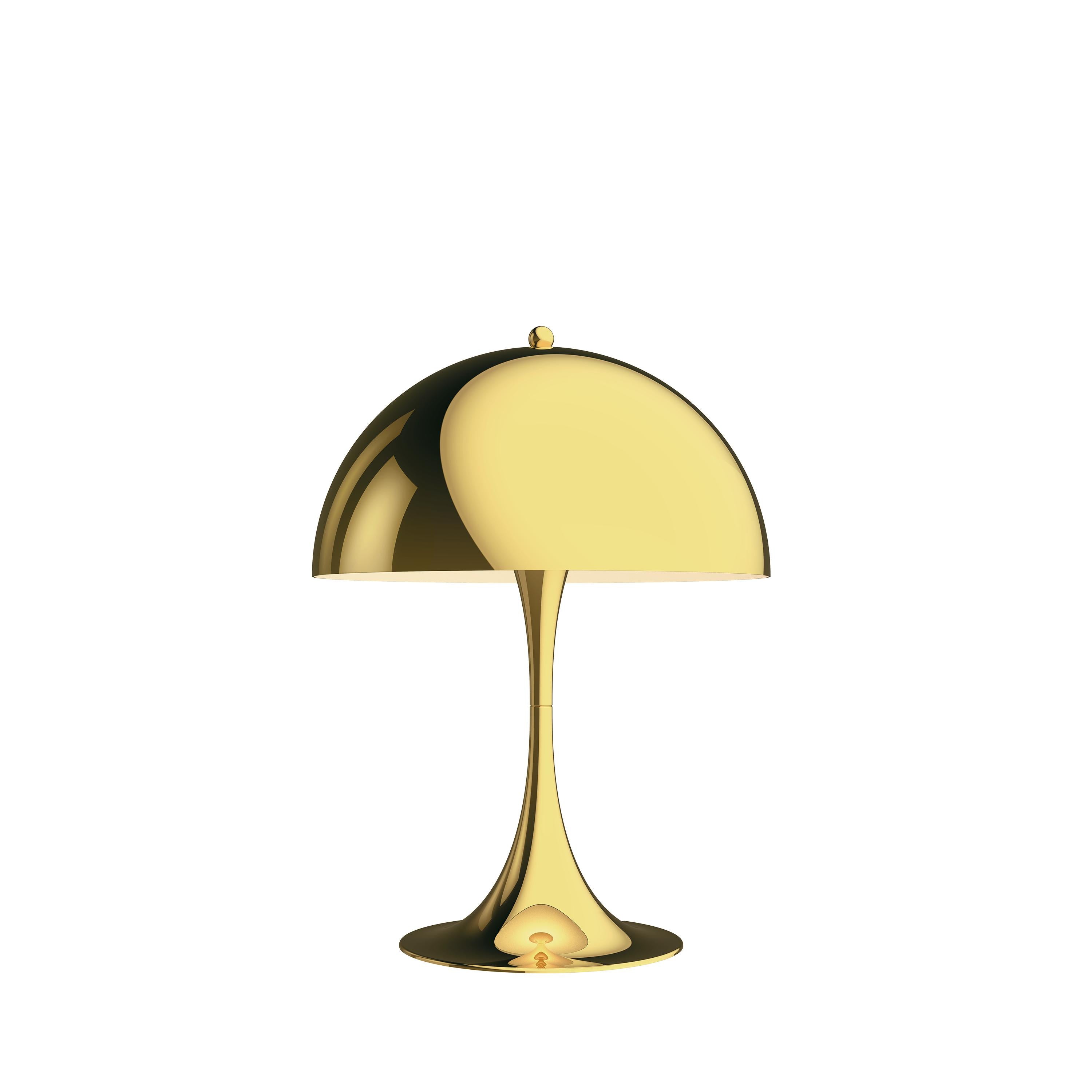 Louis Poulsen Panthella 320 Table Lamp E14, Metalized Brass