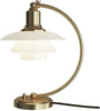  Ph 2/2 Luna Table Lamp Brass/Opal Glass