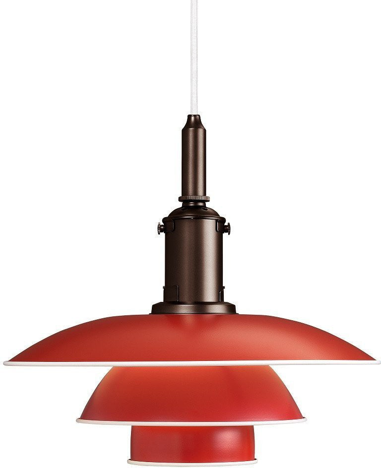 Louis Poulsen Ph 3 1/2 3 Pendant, Red