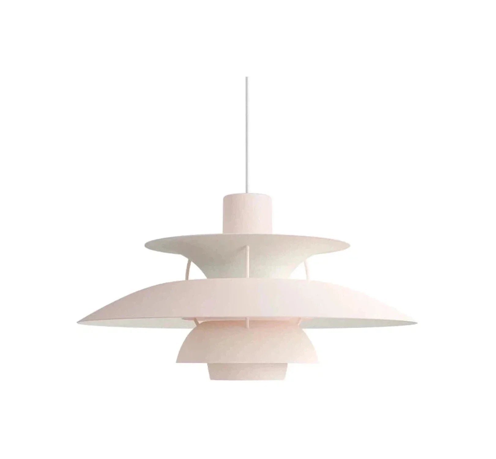 Louis Poulsen PH 5 Pendant Monochrome, Pale Blush