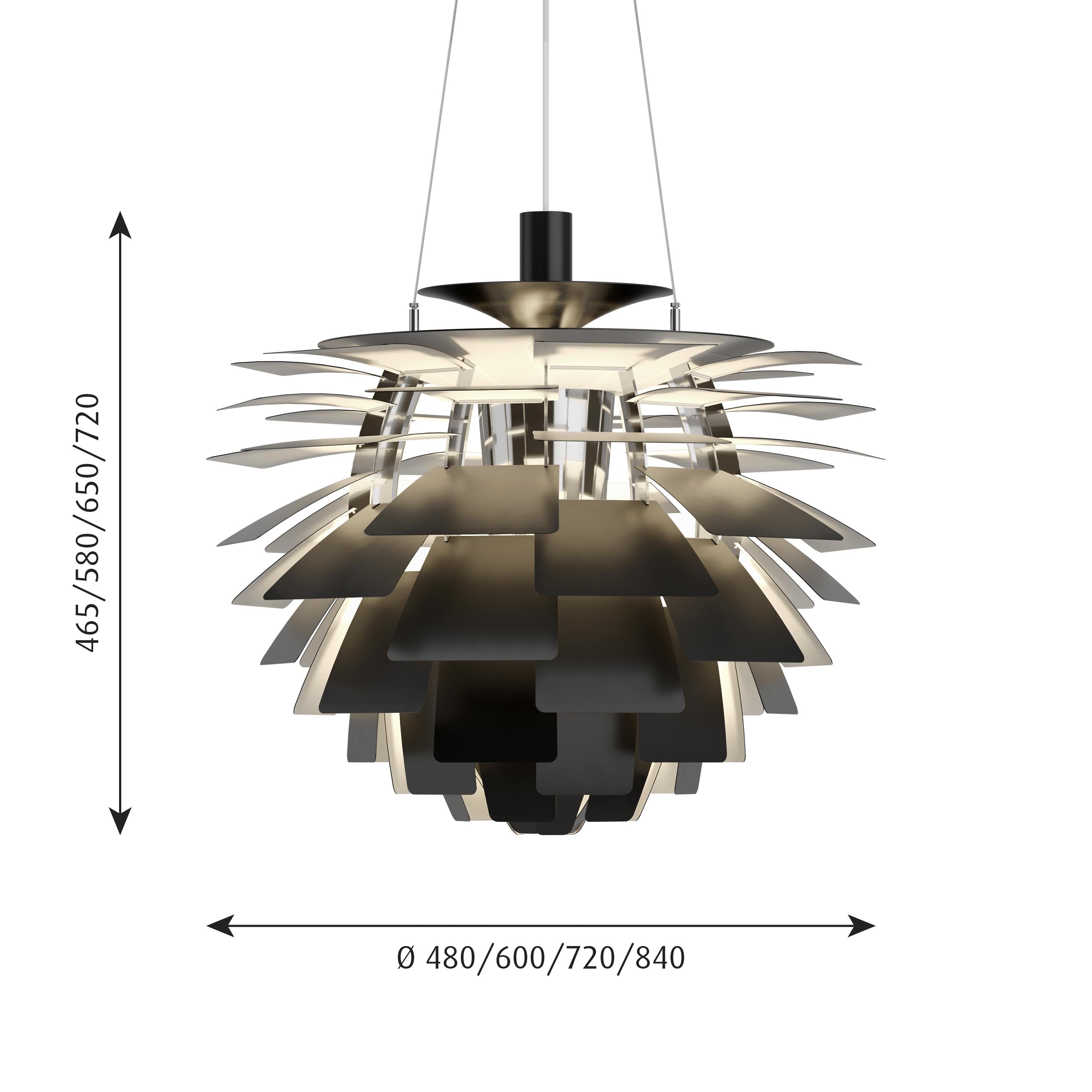 Louis Poulsen Ph Artichoke Led Pendant Black, ø840