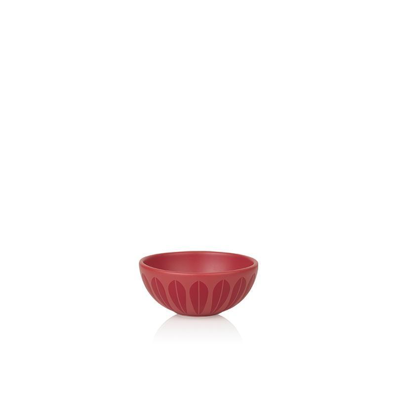 Lucie kaas arne clausen lotus bowl czerwony, Ø12 cm