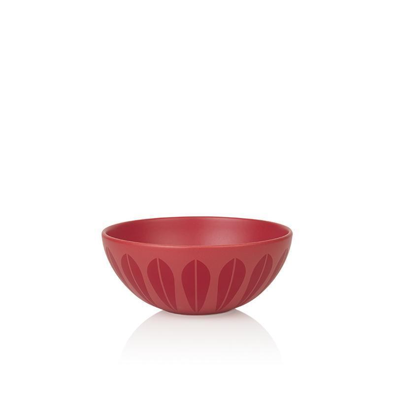 [product_category]-Lucie Kaas Arne Clausen Lotus Bowl Red, ø18 Cm-Lucie Kaas-5711542011939-AC07REM-LUC-1