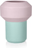 Lucie Kaas Fumario Vase Mint/Pink, 20,5cm