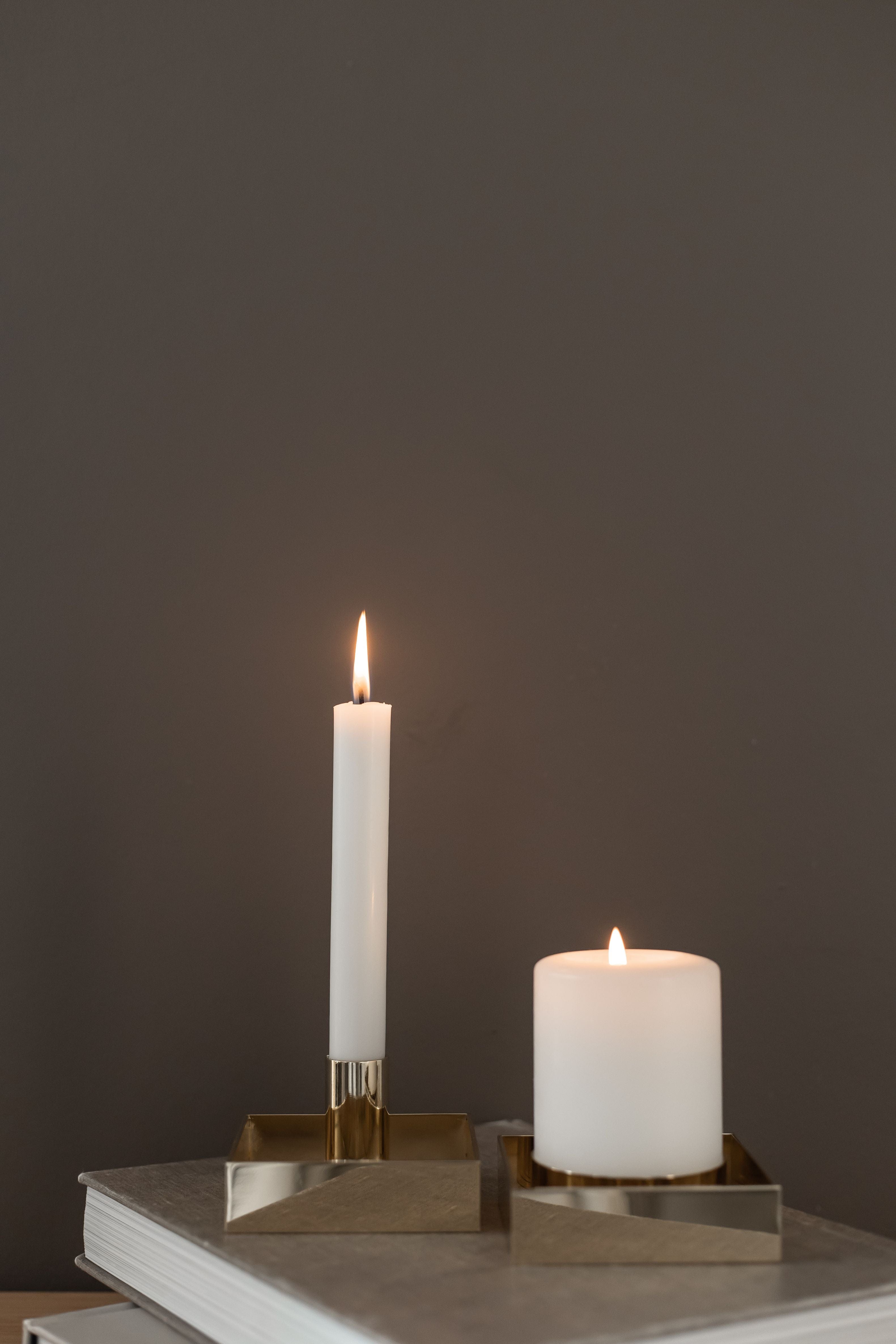 [product_category]-Malling Living Edge Block Candlestick, Brushed Brass-Malling Living-0758890458691-800306-MAL-20