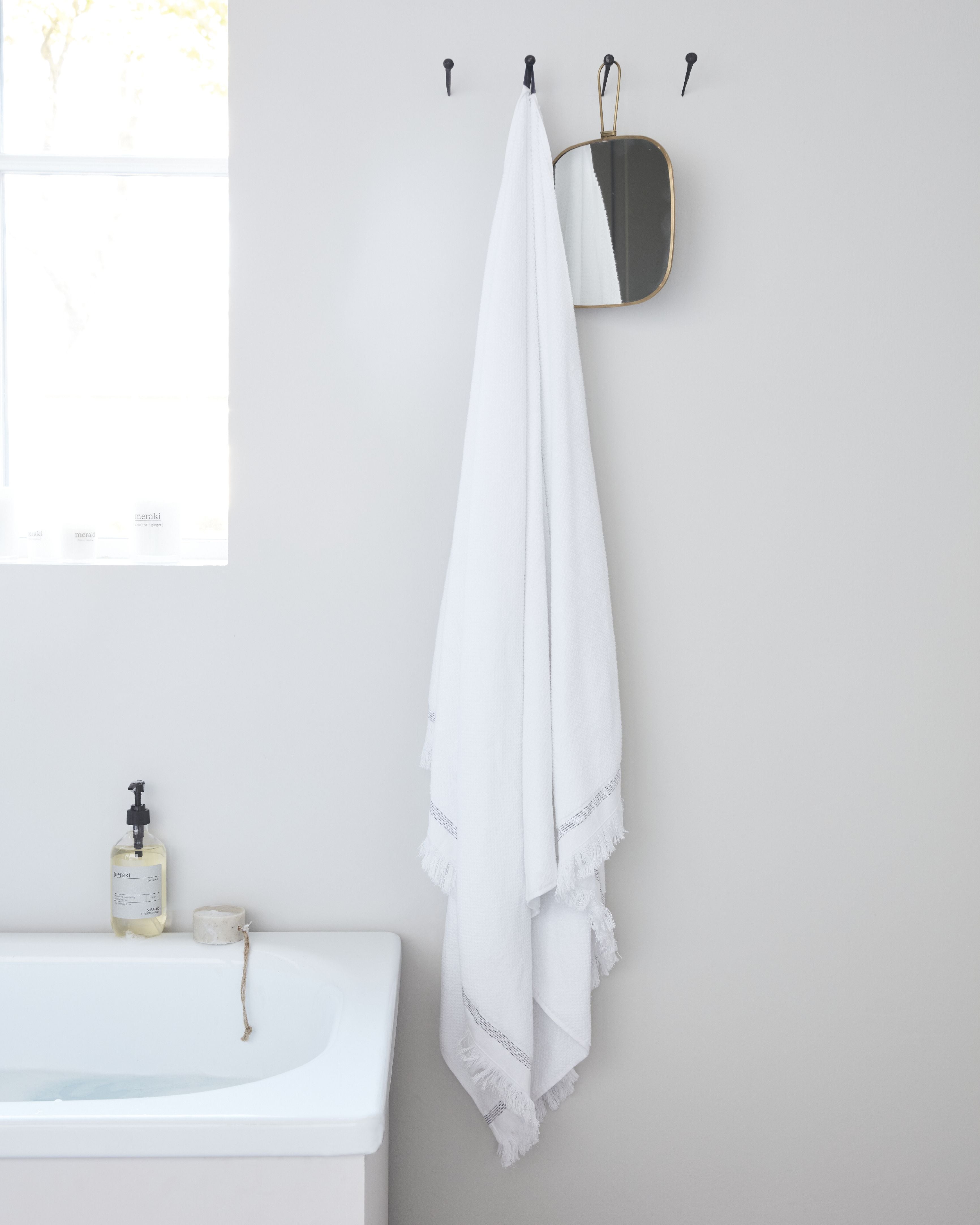 [product_category]-Meraki Towel 100x180 Cm, White With Grey Stripes-Meraki-5707644770669-361320004-MER-3