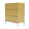 Montana Carry Dresser With Legs, Cumin/Matt Chrome