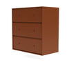 Montana Carry Dresser With Suspension Rail, Hazelnut Brown