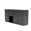 Montana Couple Sideboard With 3 Cm Plinth, Carbon Black