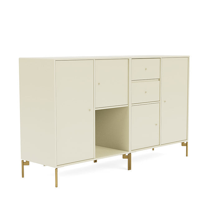 [product_category]-Montana Couple Sideboard With Legs, Vanilla/Brass-Montana Furniture-5714322204040-00COUPLE-150-09-MON-3