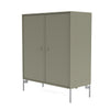 Montana Cover Cabinet With Legs, Fennel/Matt Chrome