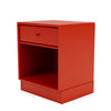 Montana Dream Nightstand With 7 Cm Plinth Rosehip Red