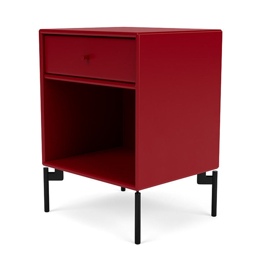 [product_category]-Montana Dream Nightstand With Legs, Beetroot/Black-Montana Furniture-5714322381970-000DREAM-165-03-MON-1