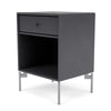 Montana Dream Nightstand With Legs Carbon Black/Matt Chrome