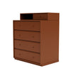 Montana Keep Chest Of Drawers With 3 Cm Plinth, Hazelnut Brown