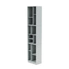 Montana Loom High Bookcase With 7 Cm Plinth, Oyster Grey