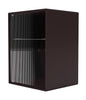 Montana Ripple Bathroom Cabinet, Balsamic Brown