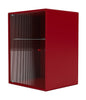 Montana Ripple Bathroom Cabinet, Beetroot Red