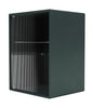 Montana Ripple Bathroom Cabinet, Black Jade