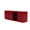 Montana Save Lowboard With 3 Cm Plinth, Beetroot Red