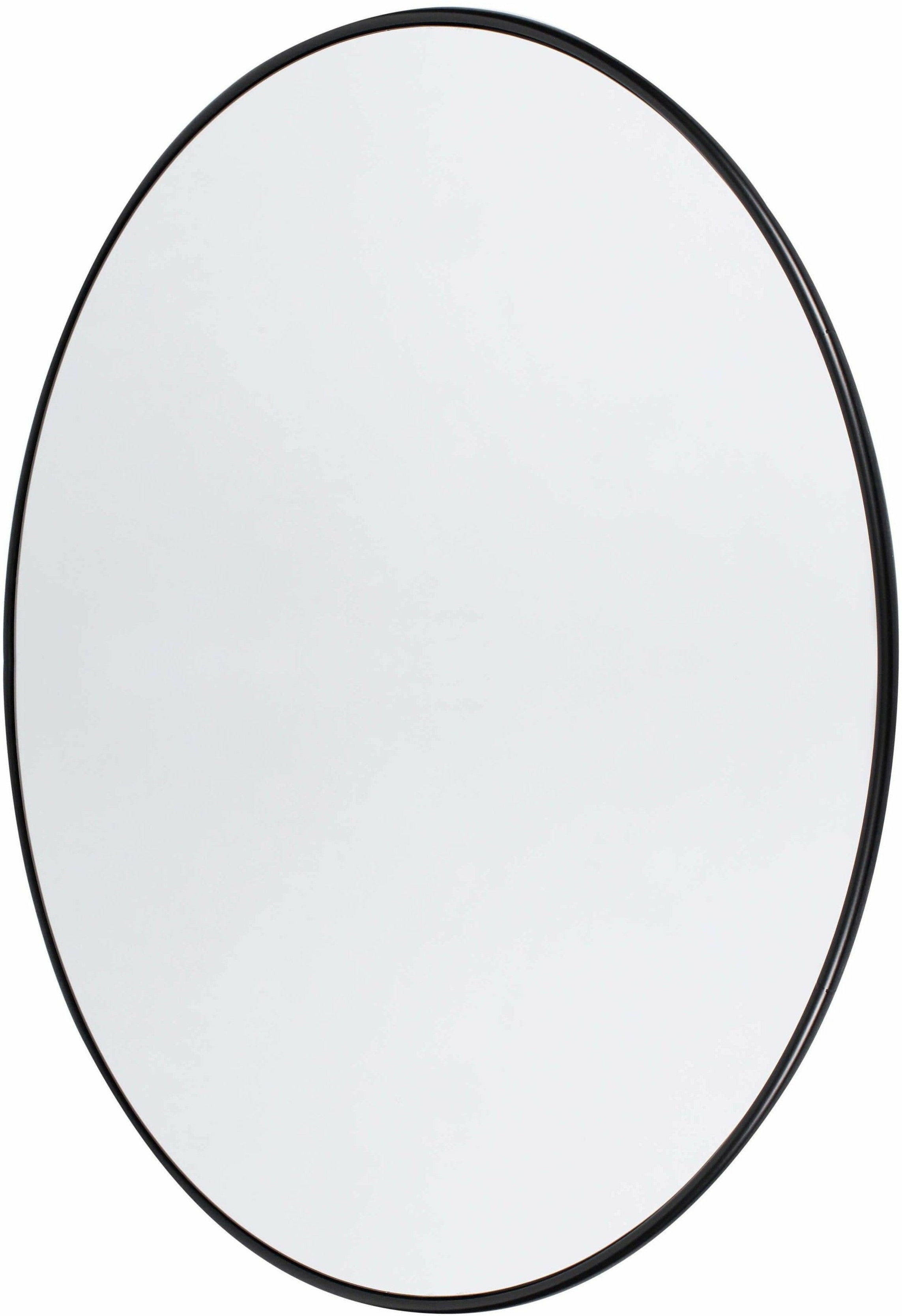 Muubs Copenhagen Wall Mirror okrągły czarny, 80 cm