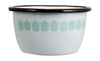 Muurla Vappu Kitchen Enamel Bowl, zielony