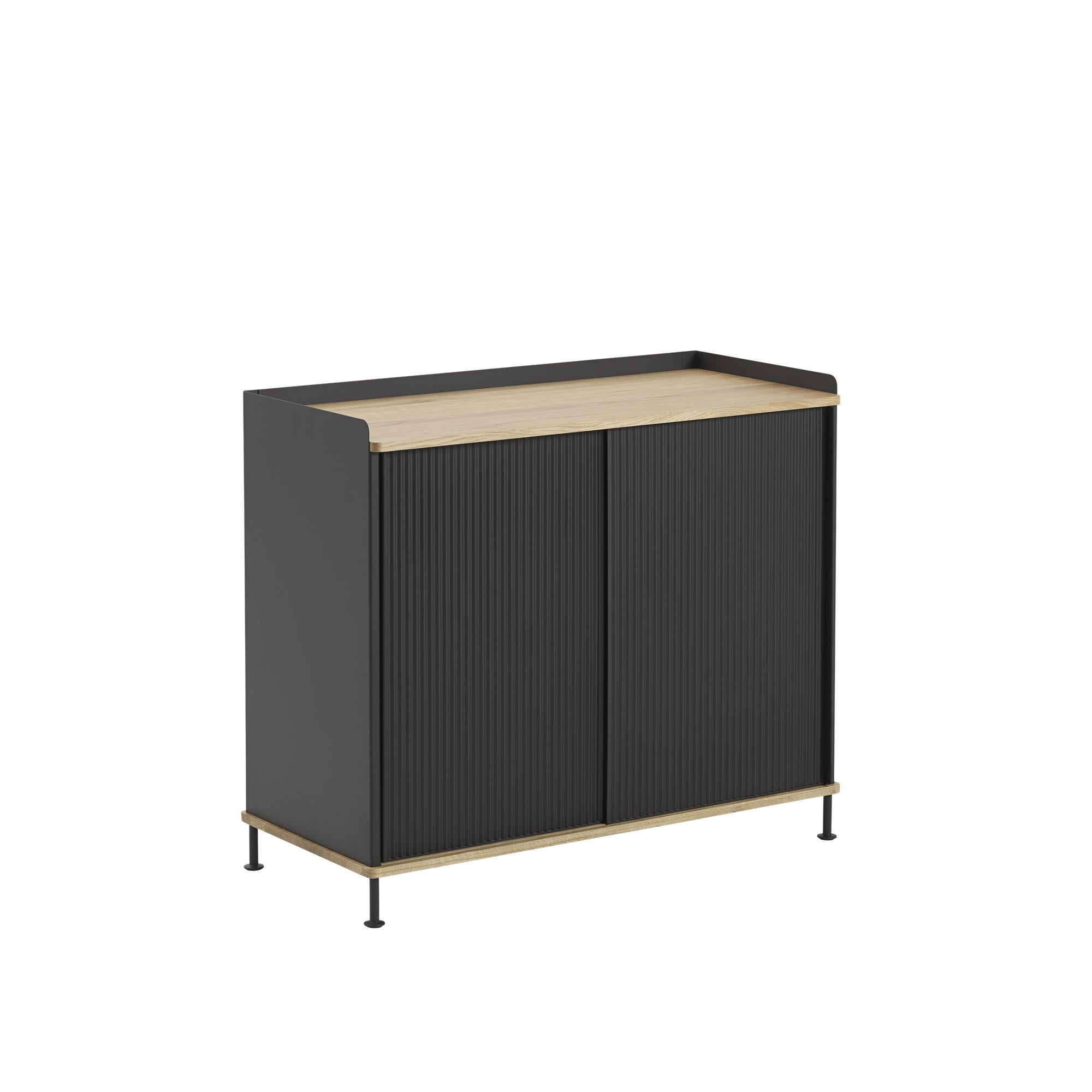 MUUTO CINFold Cabinet High, dęb/czarny