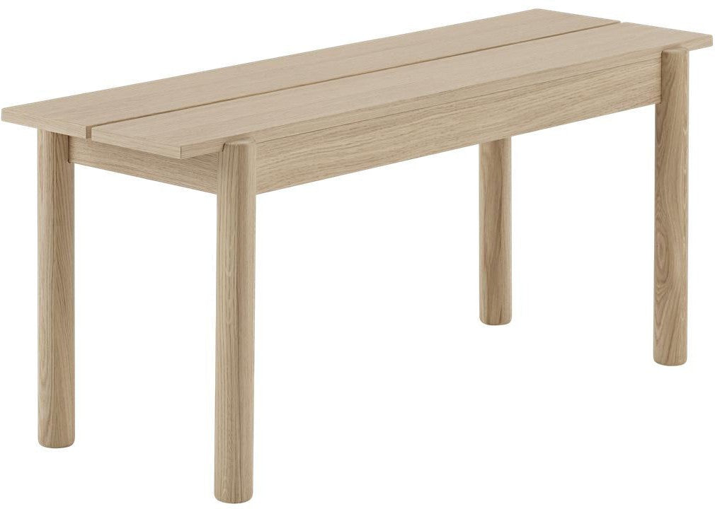 Muuto liniowa drewniana ławka, l 110 cm