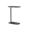 Muuto Relate Side Table H 73,5 Cm, Smoked Oak/Black