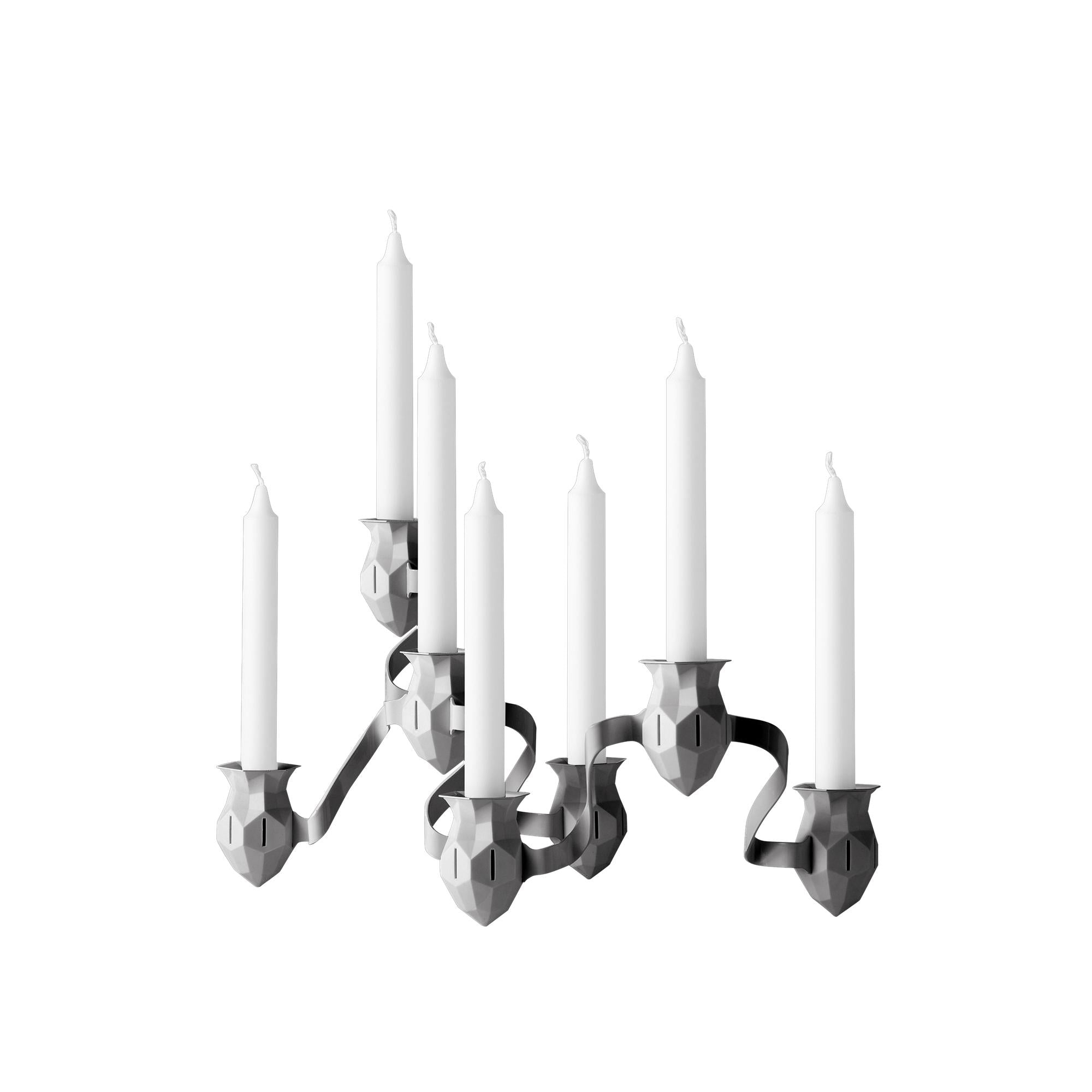 Muuto, tym bardziej Merrier Candlestick, Gray