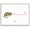 Papierowy kolektyw Charlie The Chameleon Plakat 30x40 cm