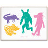  Four Creatures Plakat 50 x 70 cm wielokolorowe