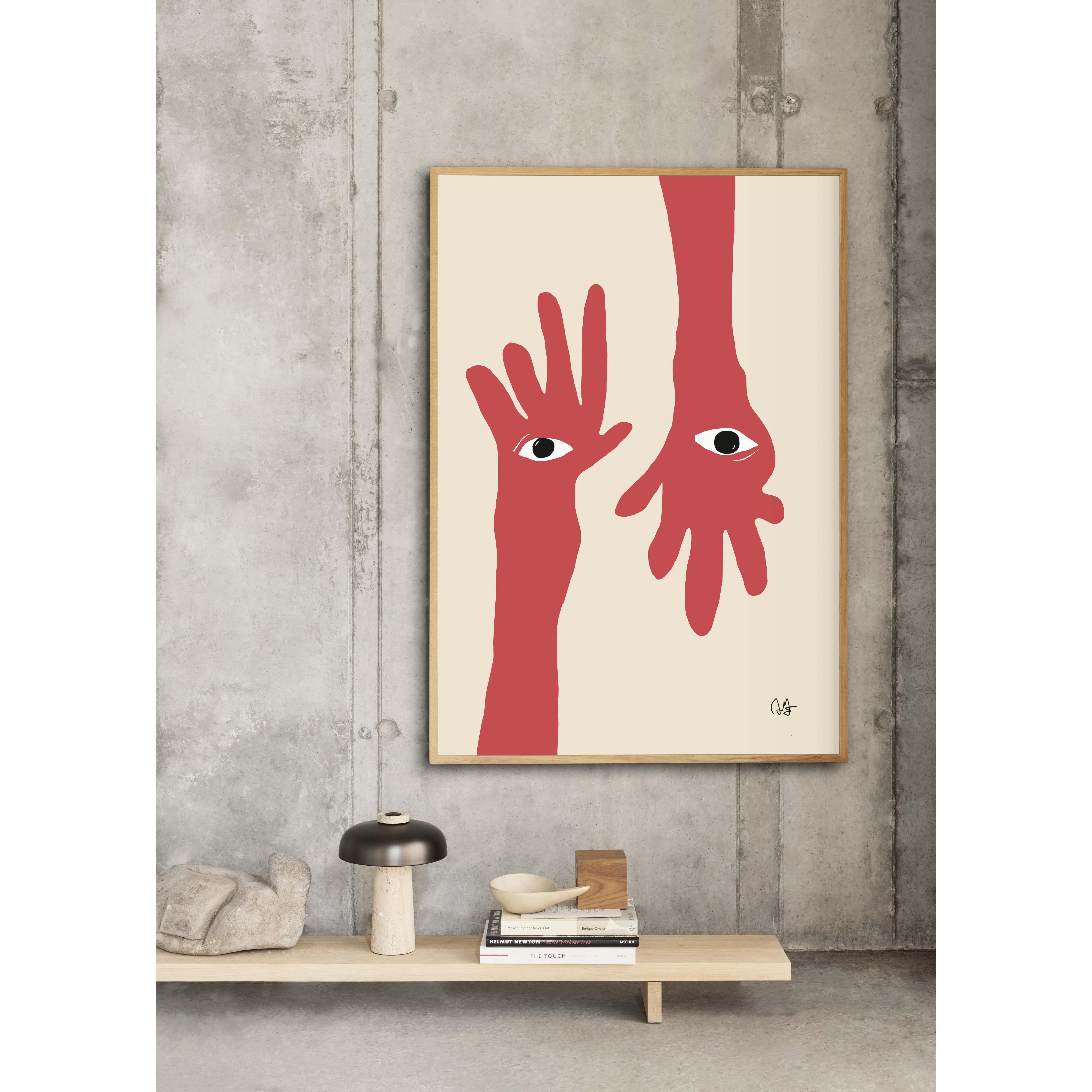 Paper Collective Hamsa Hands Poster, 50x70 Cm