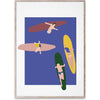  Surfers Poster 50x70 Cm