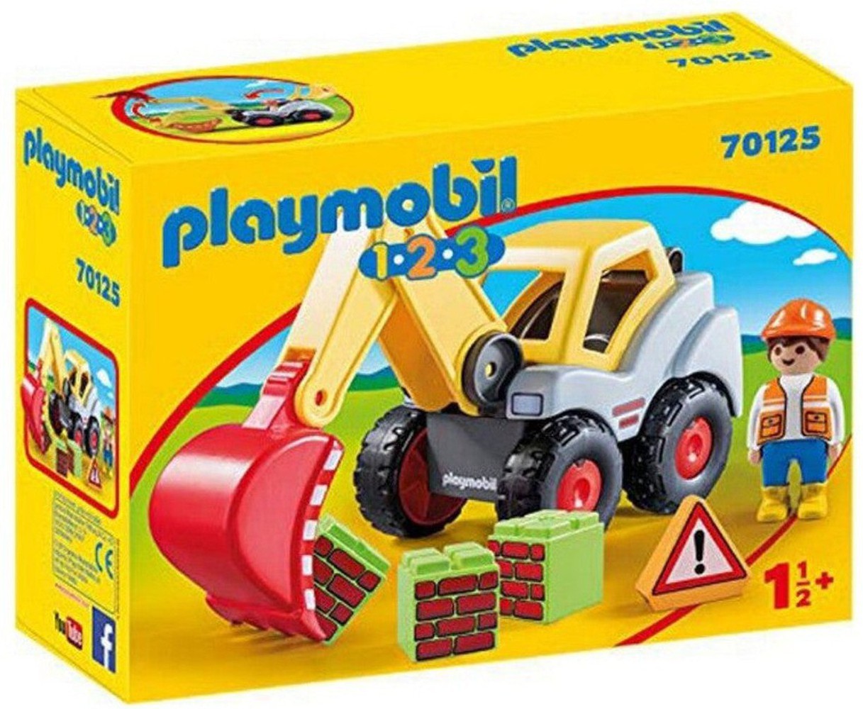 Playset 1.2.3 Construction Playmobil 70125 (6 szt.)