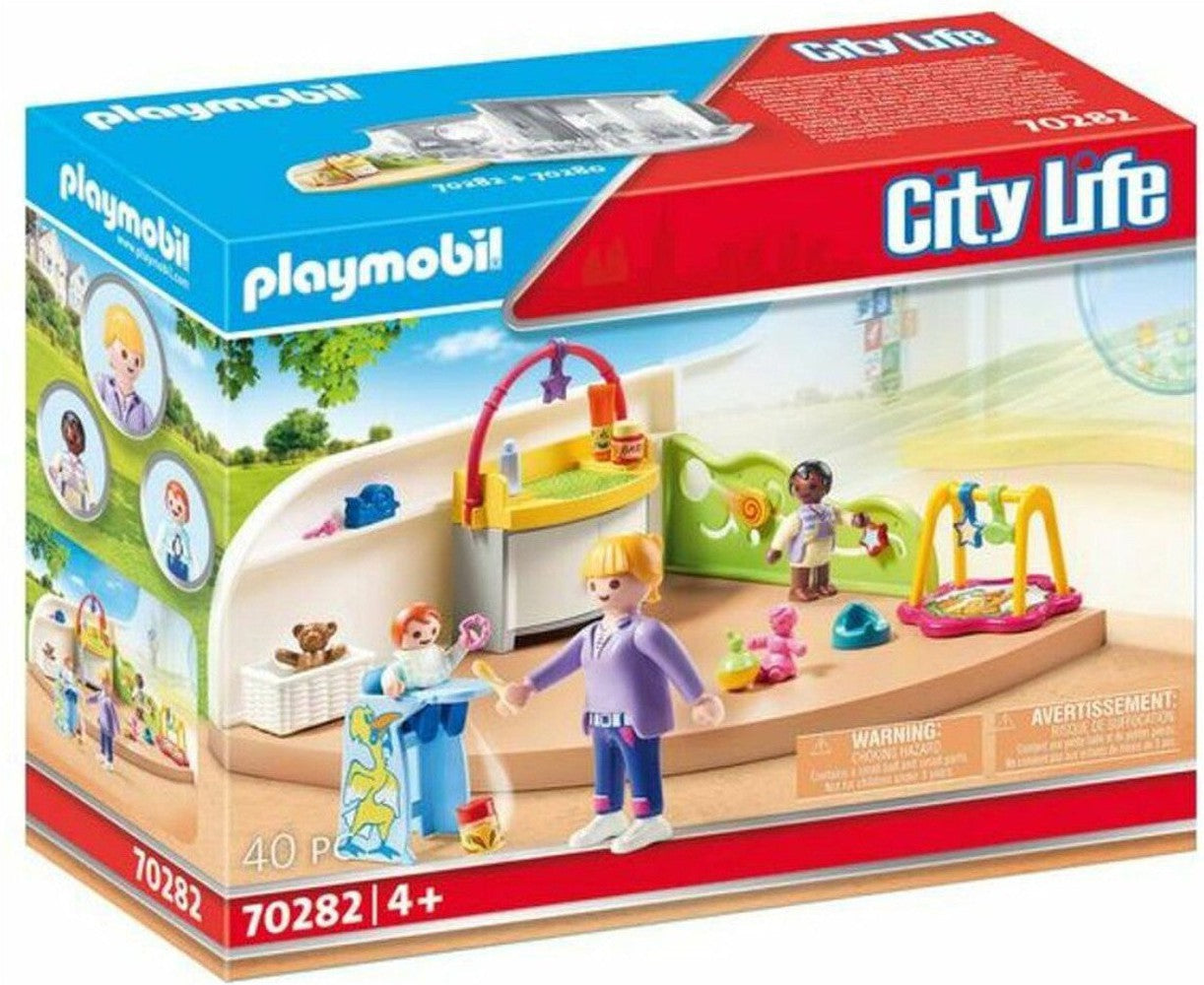 Playset City Life Baby Room Playmobil 70282 (40 szt.)