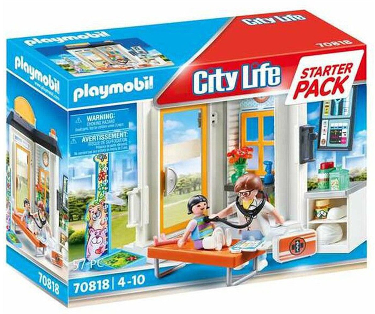 Playset Playmobil 70818 Kids Doctor 70818 (57 szt.)