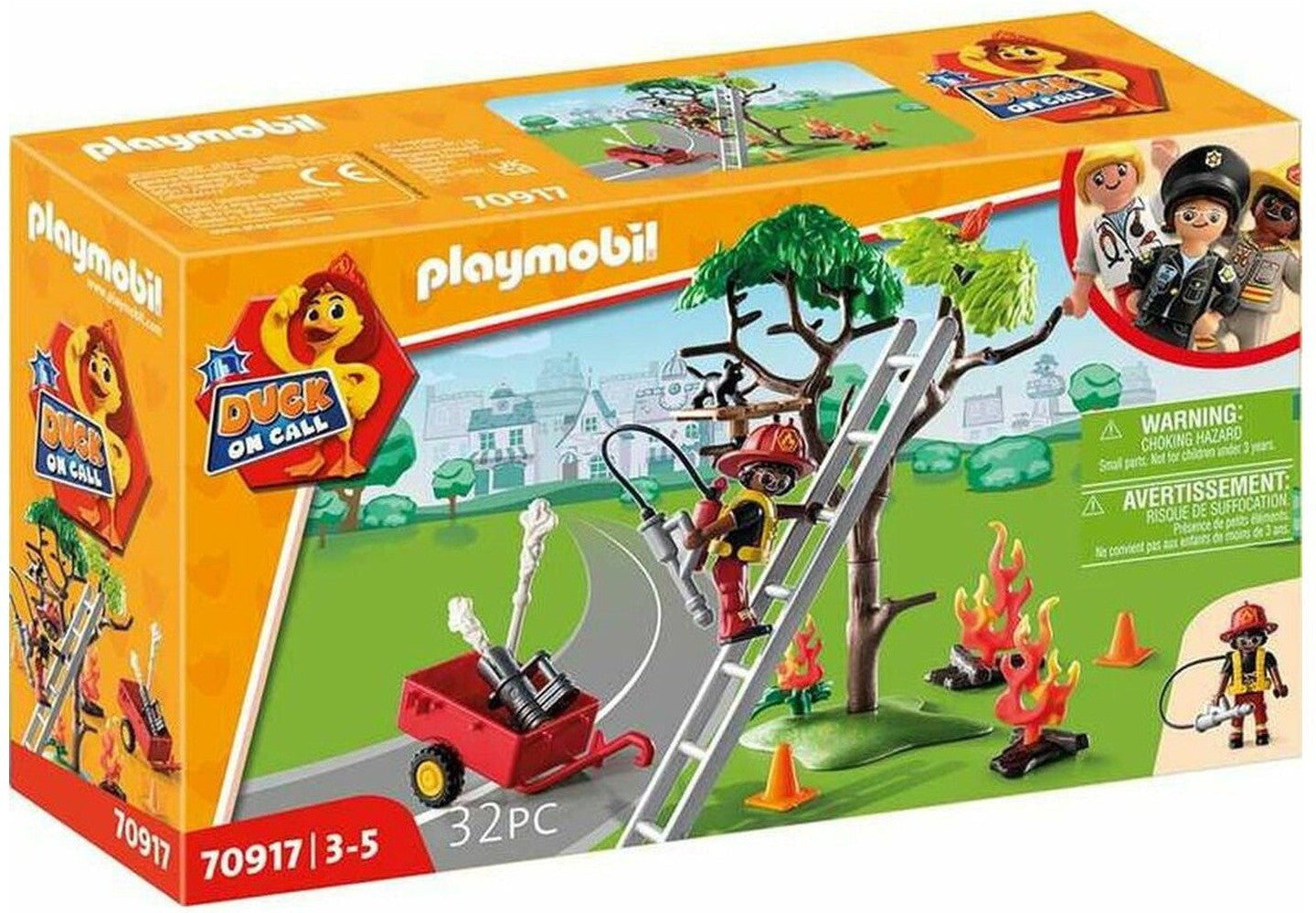 Playset Playmobil 70917 Fireman Cat 70917 (32 szt.)