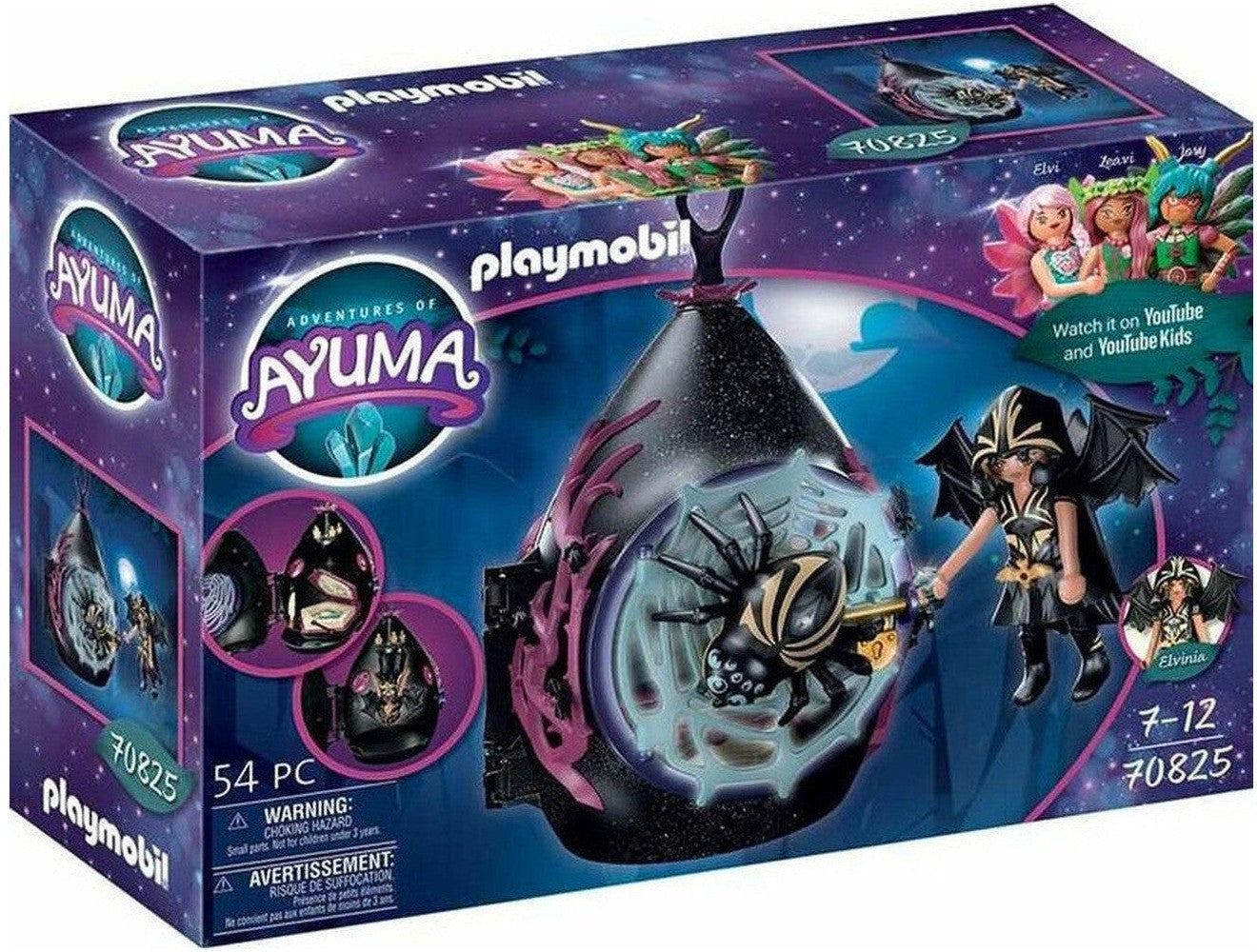 Playset Playmobil Adventures of Ayuma Bat Fairies 70825 (54 szt.)