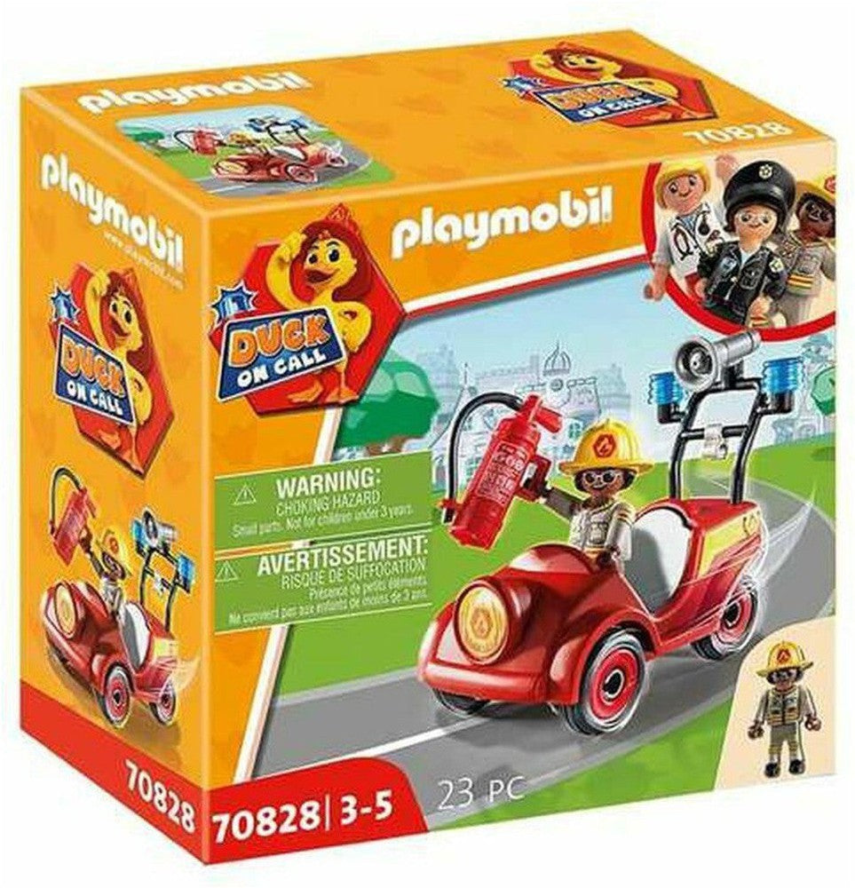 Kaczka Playset Playmobil na telefon 70828 CAR FIRMAN MINI (23 szt.)