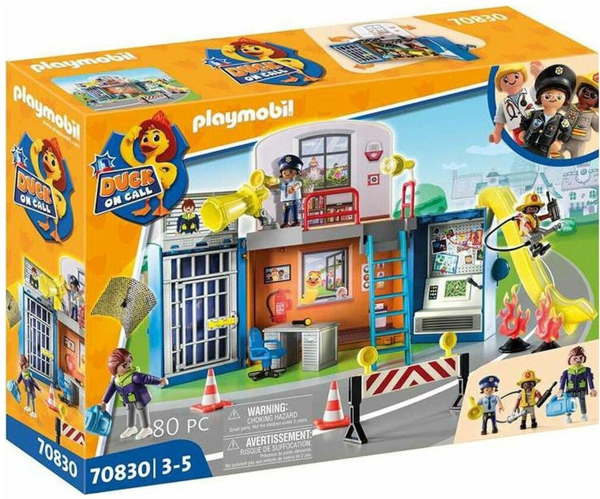 Kaczka Playset Playmobil w call Police Officer Stacja bazowa 70830 (70