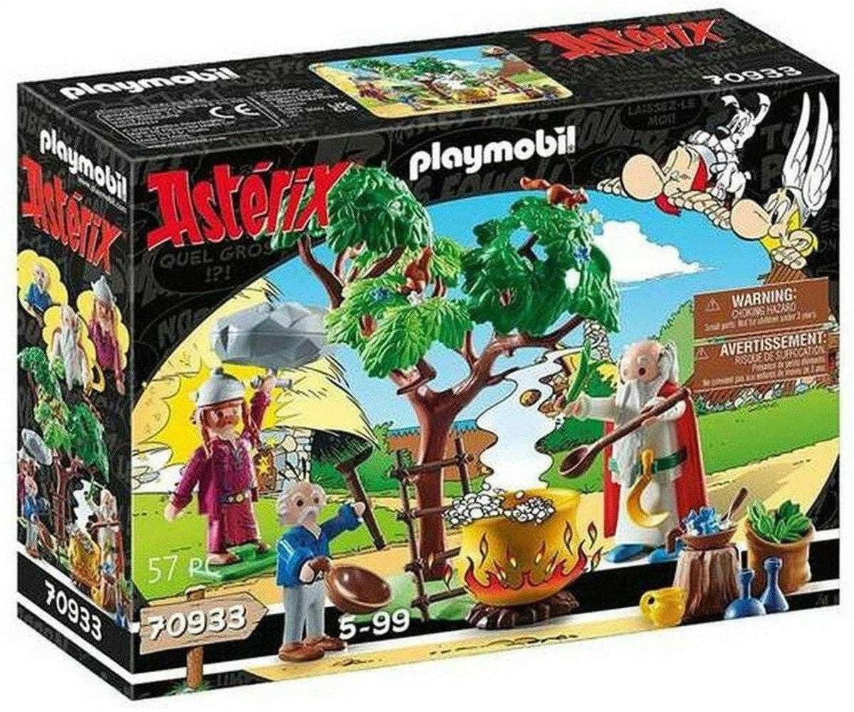 Playset Playmobil Getafix z kotem magicznej mikstury astérix