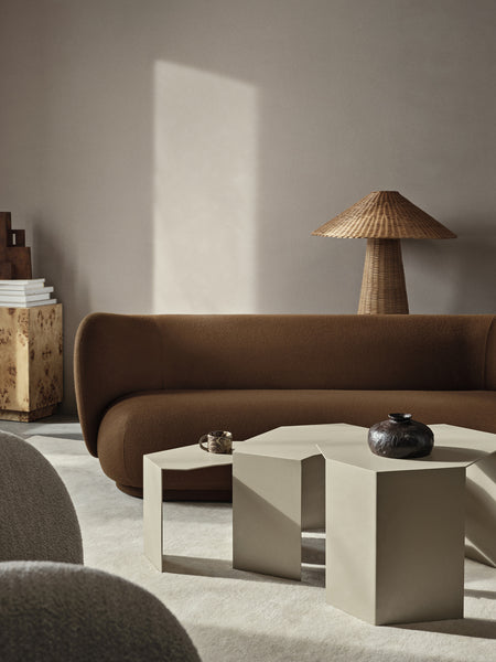 Ferm Living Doro wazon H11 Coffee