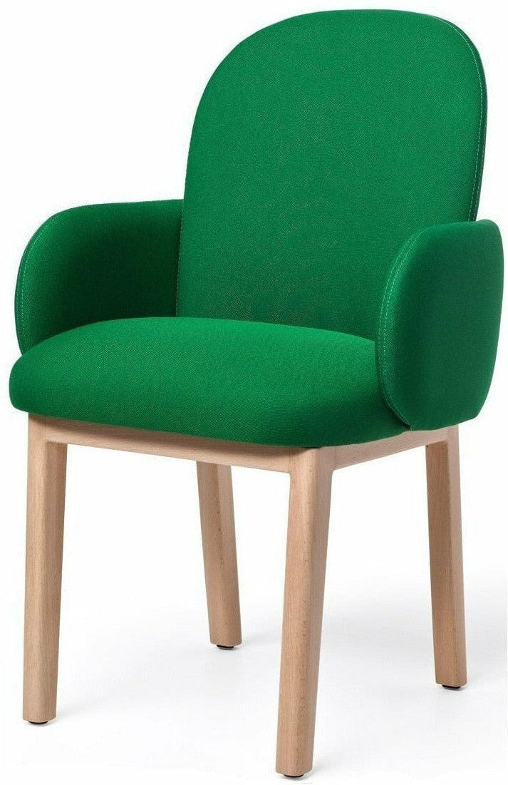 Puik Dost Dining Chair Wood, Dark Green