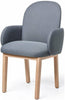 Puik Dost Dining Chair Wood, Dark Grey