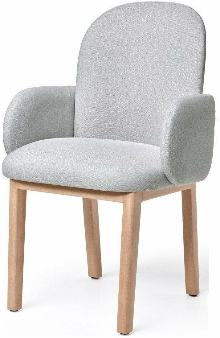 Puik Dost Dining Chair Wood, Light Grey