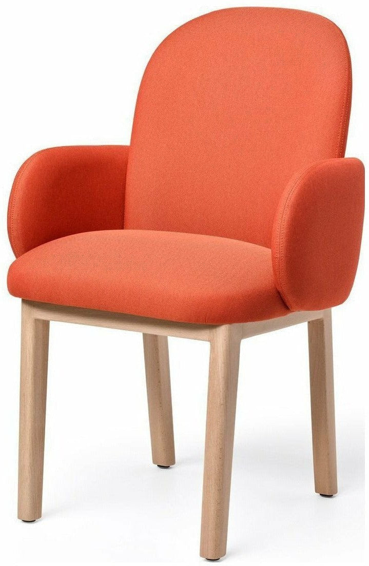 Puik Dost Dining Chair Wood, Terracotta